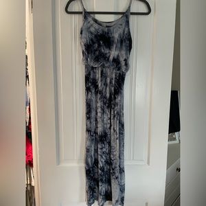 NWOT Navy tie dye dress